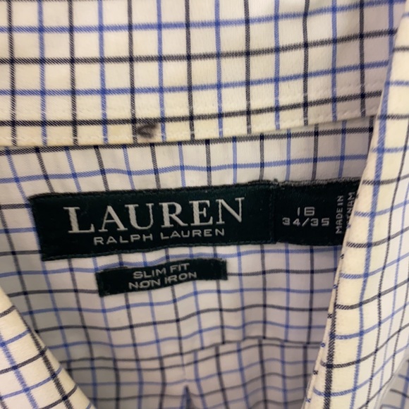 Ralph Lauren Dress Shirt 16, 34/35 - Picture 2 of 3